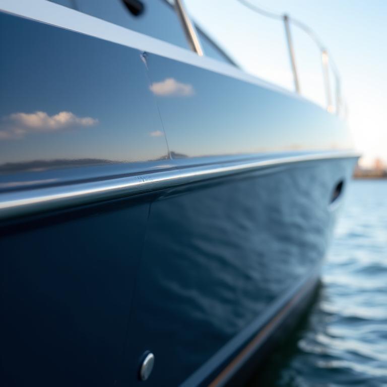 Exklusive Yachtlackierung